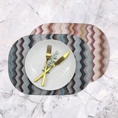 Montavion Polyester Chevron / Zig Zag Placemat