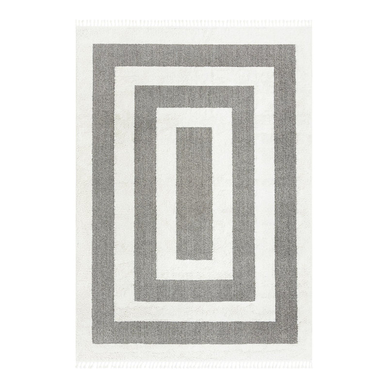 Geometric Indoor Rug, Rectangle 10' x 14'1"