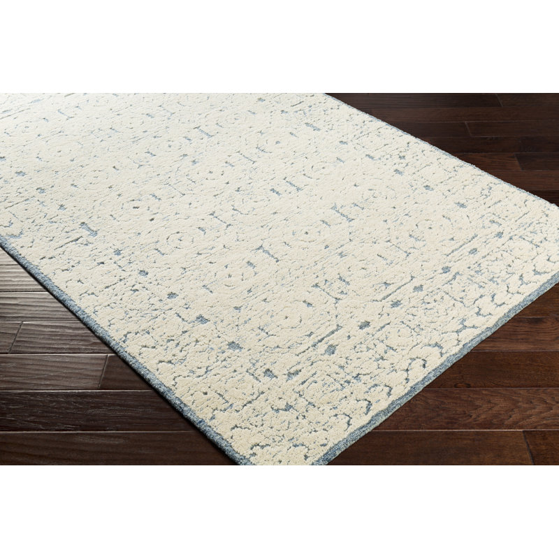 Corissa Hand Tufted Wool Oriental Indoor Rug, Rectangle 4' x 6'
