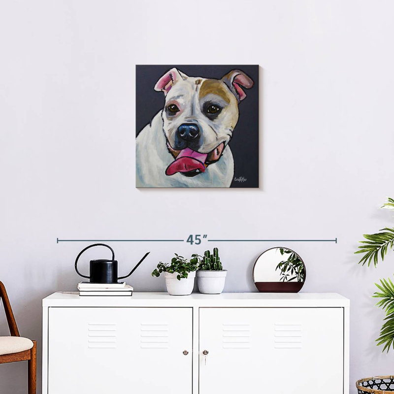 Crowle Bulldog, 20" H x 20" W