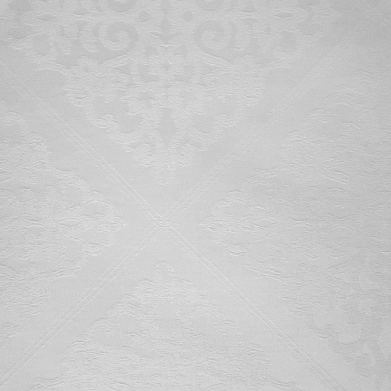 Luciana Duvet Cover, White Damask/Geometric, California King Duvet Cover