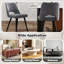 Dennet 51cm H Metal Side Chair in Grey