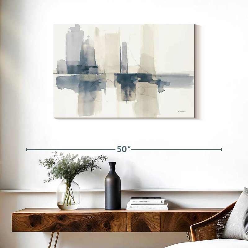 Avery Improvisation Navy, 24" H x 36" W