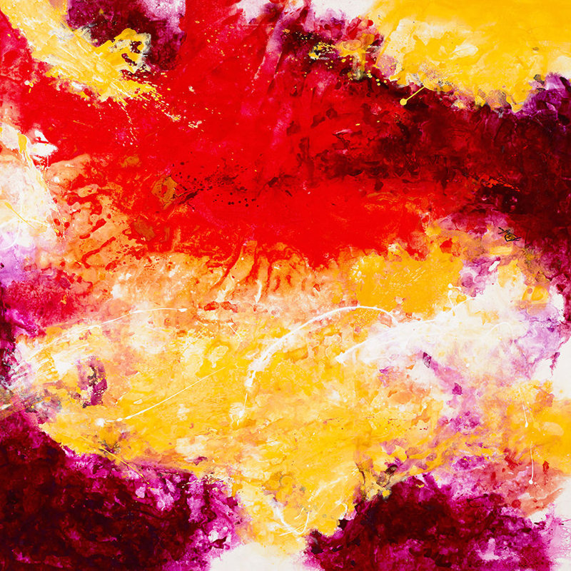 Fareinheight - Impression sur toile, Gel coupé au couteau, H 54 po x l 54 po x P 1,5 po