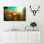 Lone Pink Flower In Abstract - Wrapped Canvas Painting-55313242