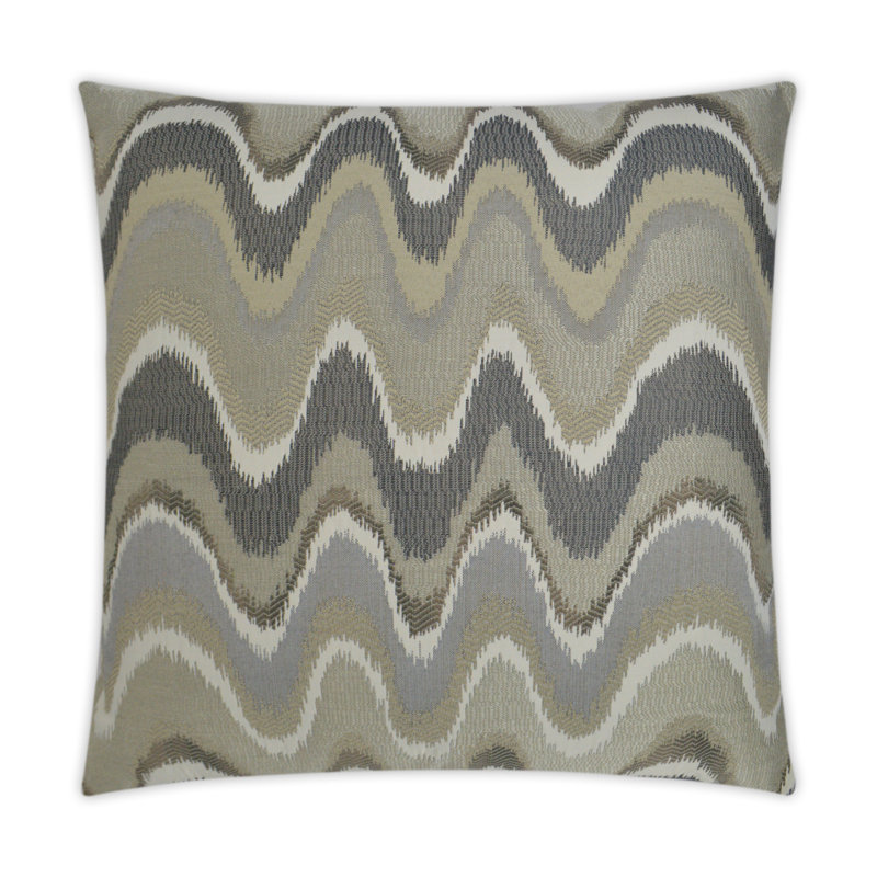 Rave Wave Abstract Throw Pillow, Square 24"