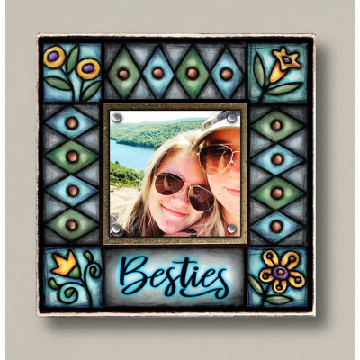Blue Matte Picture Frame