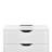 Modern 2 Drawer Nightstand With Charging Station And Cutout Handles-691608632-696372083