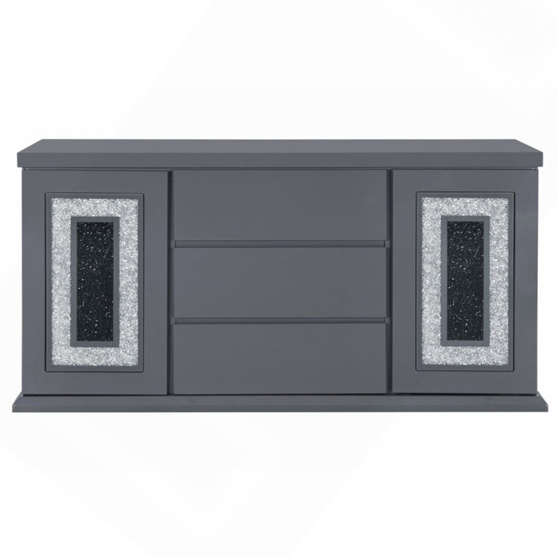 Buffet gris foncé
