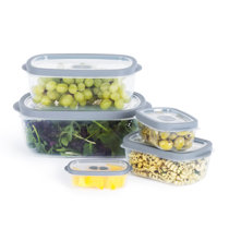 Unique Bargains Kitchenware Plastic Sugar Rice Food Fresh Storage Box Container Yellow 1.9L, Green