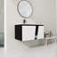 Meuble-lavabo mural flottant 36 po avec lavabo en céramique et porte d'armoire à fermeture en douceur 36 po-125539094