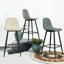 Jakobe Upholstered Counter Stool with Metal Frame-32484489