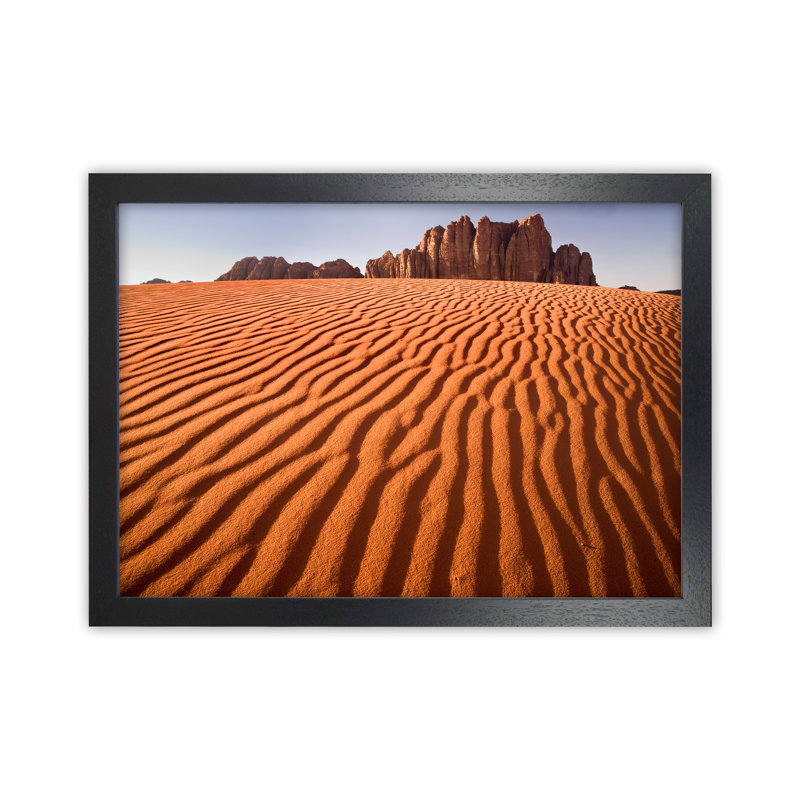 Rise Above Landscape by Karsten Wrobel - Print on Canvas, Black Framed, 25cm H x 34cm W x 3cm D