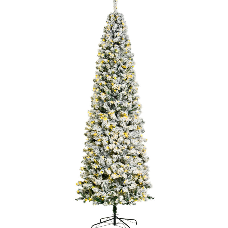 Arbre de Noël avec 550 lumières, extrémités de branches et 988 branches réalistes à base variable