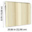 Papier peint tissé à rayures brun clair-1258503381