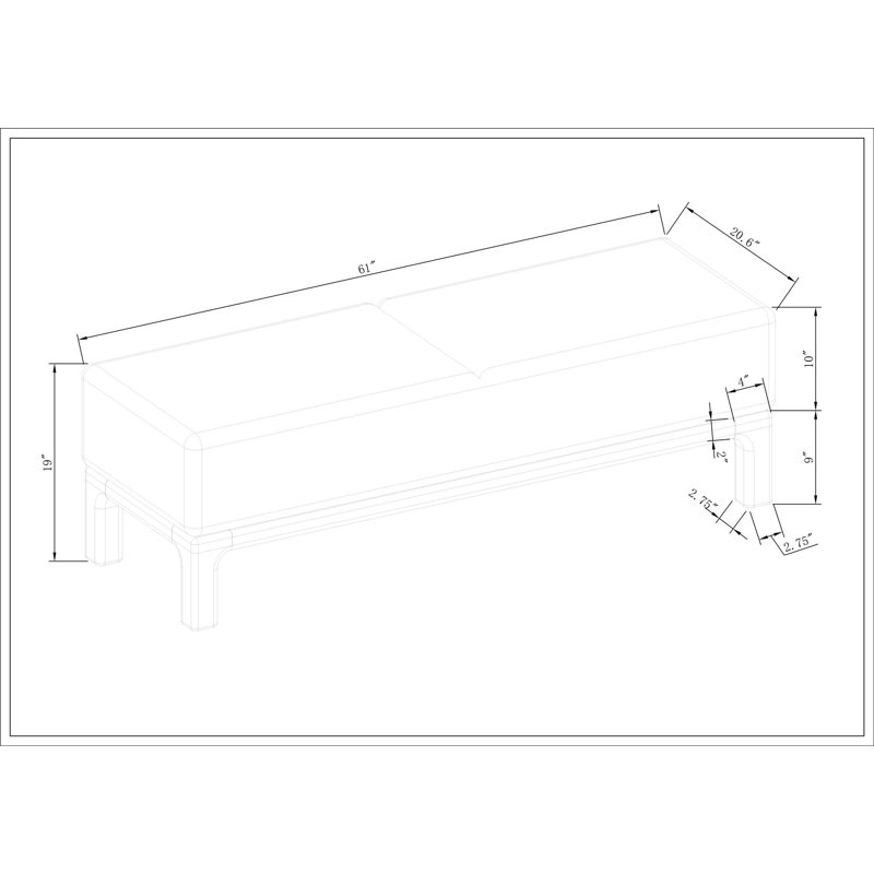 Becki Owens x Surya Bradly Bench, Natural, Beige