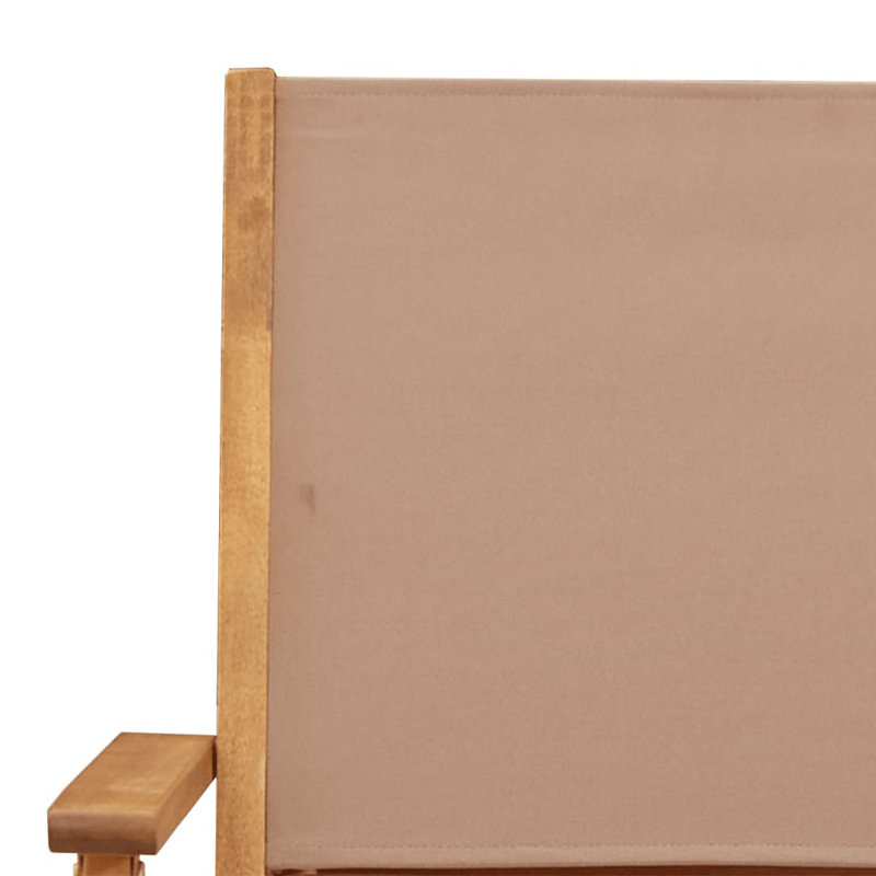 Koga Patio Dining Accent Chair, Taupe