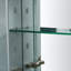 Armoire à pharmacie avec porte miroir et tablettes réglables en verre Adelita-593304792-653474486