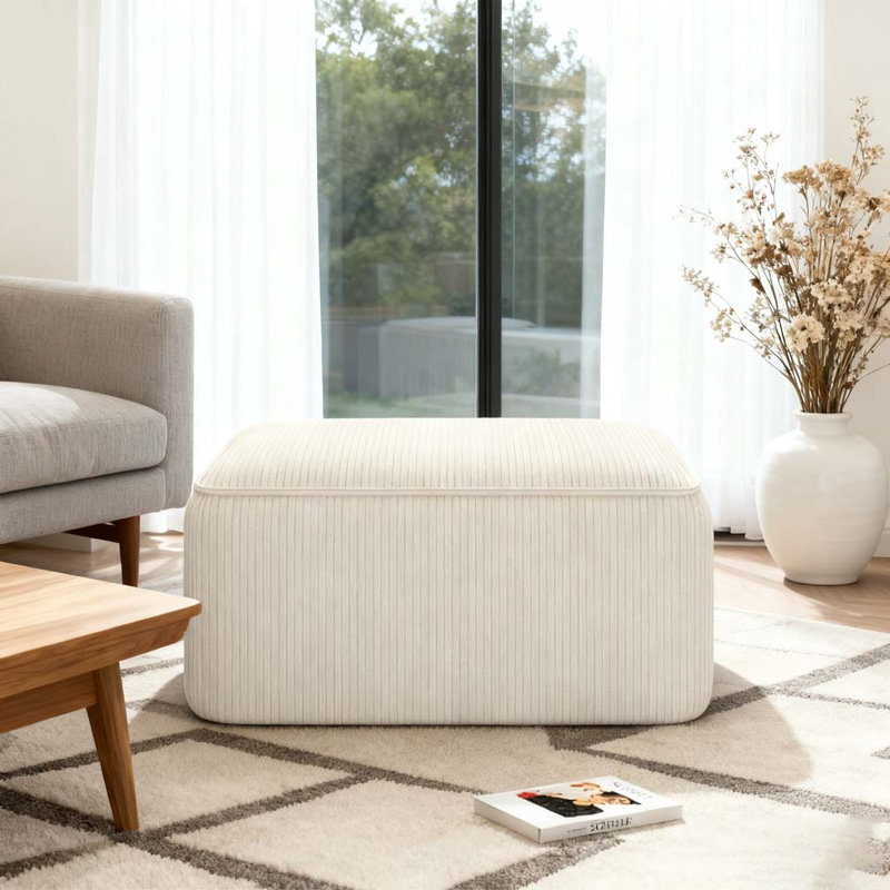 Upholstered Square Ottoman