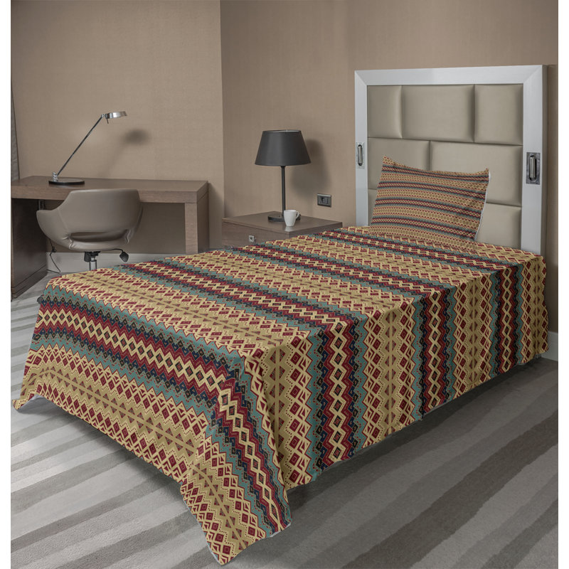Microfiber Sheet Set, Twin Sheet Set + Fitted Sheet + 1 Pillowcase