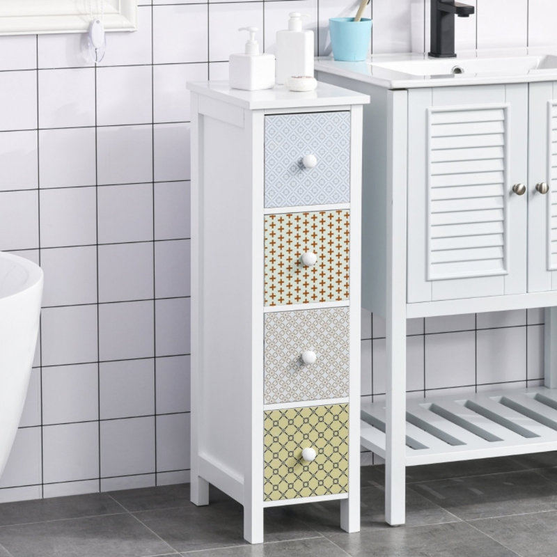Engineered Wood Freestanding Bathroom Cabinet