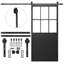 Andersons Single Sliding Barn Door Hardware Kit-1225062124