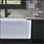 Évier de cuisine de ferme 36 "avec grille et crépine L 36" x l 20 "