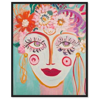 «Her Petal Eyes Canvas Modern Portraits» par Art Remedy