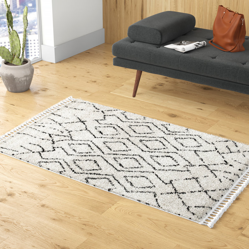 Tapis blanc cassé Parkhur, Rectangle 4 pi x 6 pi