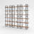 Lotus Large 7-Tier Walnut Color Room Division and Library Bookshelves-1129554748