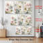 "Soft Floral", impression sur toile tendue sur toile (ensemble de 3)-1549318591