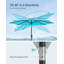 Parasol de patio Arlmont & Co.