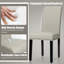 Fabric Upholstered Dining Chairs With Nailhead-319494887