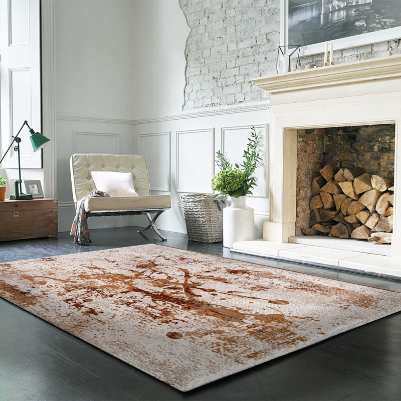Tapis en coton Airial, Carré 2 pi 7 po