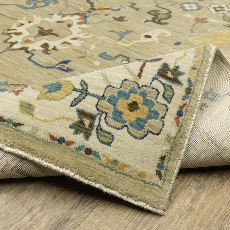 Oriental Indoor Rug, Rectangle 6'7" x 9'6"