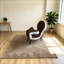 Chaise longue rembourrée pliable avec pieds robustes