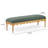 Oodle Green Vegan Mohair Bench-748885583