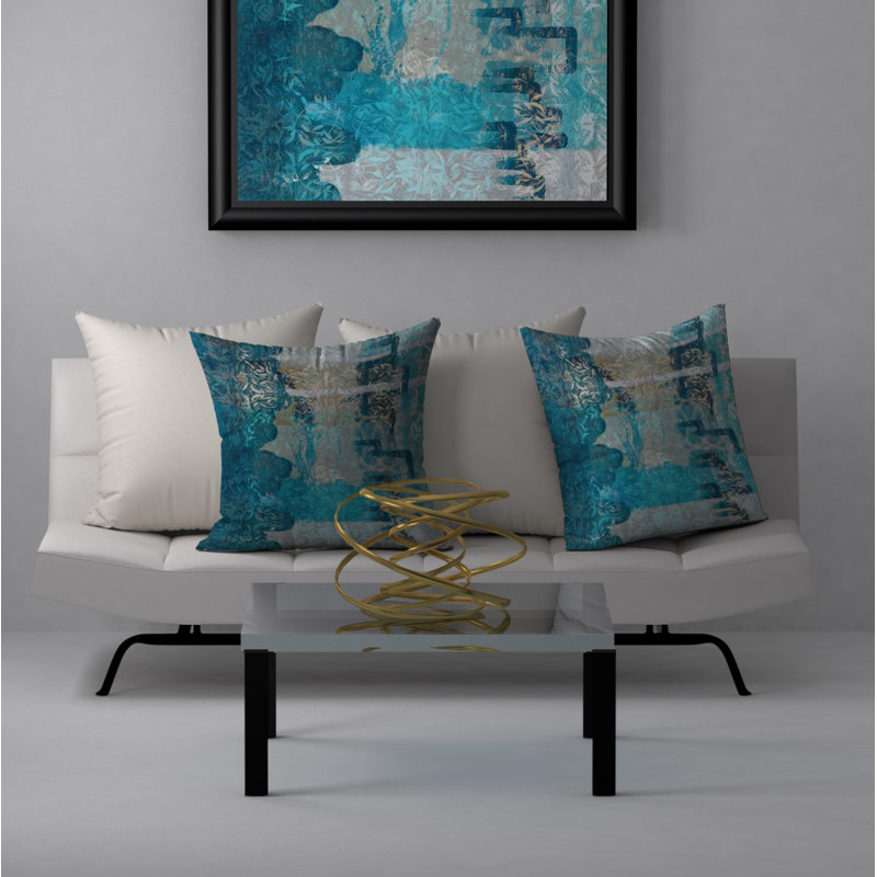 Housse de coussin carrée/insert, 24 po x 24 po