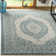 Auburn Light Grey/Teal Indoor/Outdoor Rug