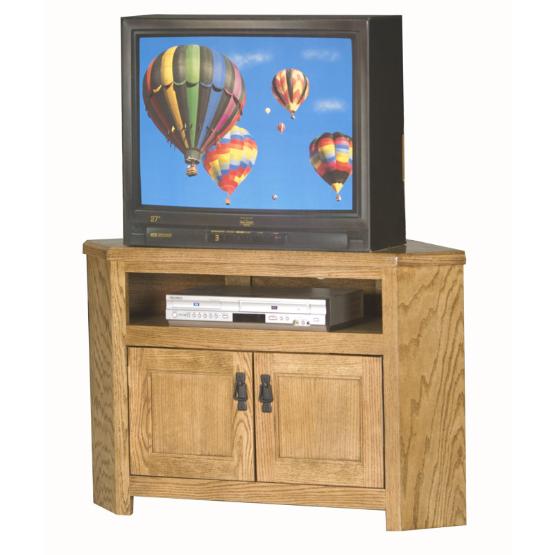 Gus Solid Wood TV Stand, Unfinished, 32" H x 56.25" L x 17" W