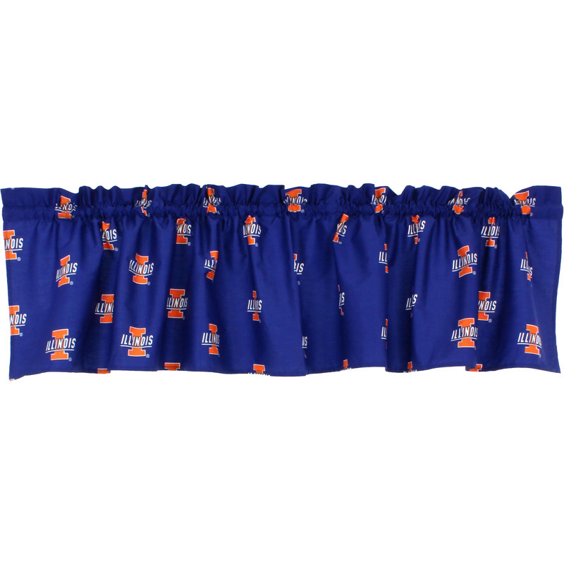 NCAA Tailored Window Valance