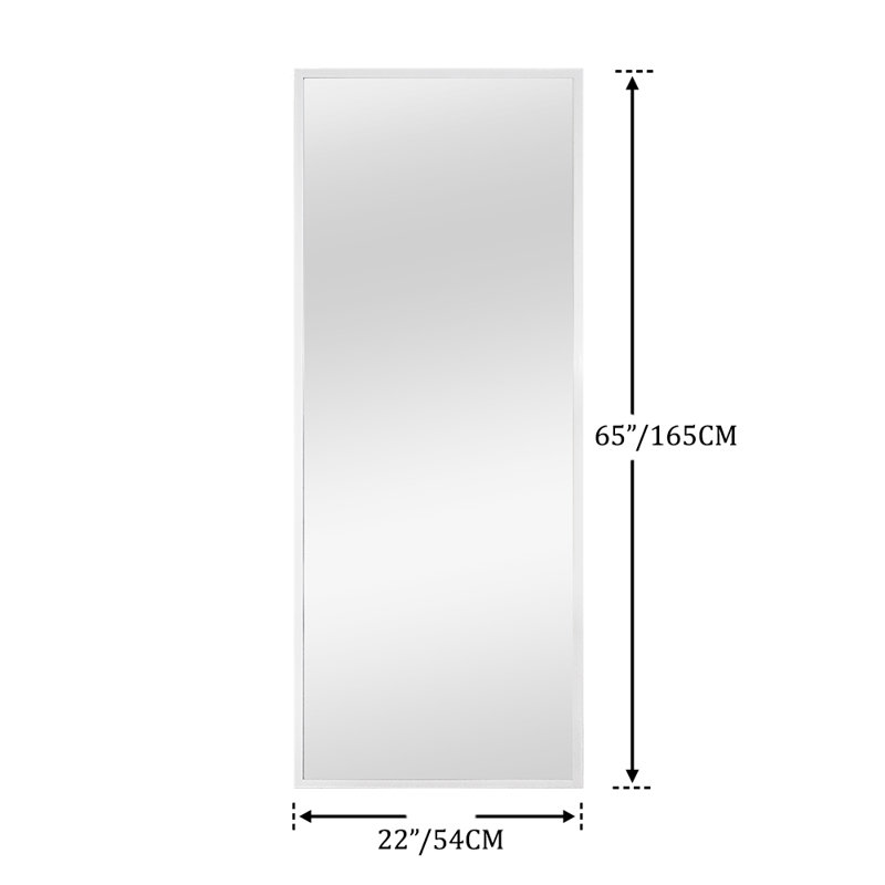 Miroir pleine grandeur Tenneil, Blanc