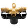 FlowCurve 1-Handle 1-Spray Tub and Shower Faucet with Pressure Balance Valve in Brushed Nickel