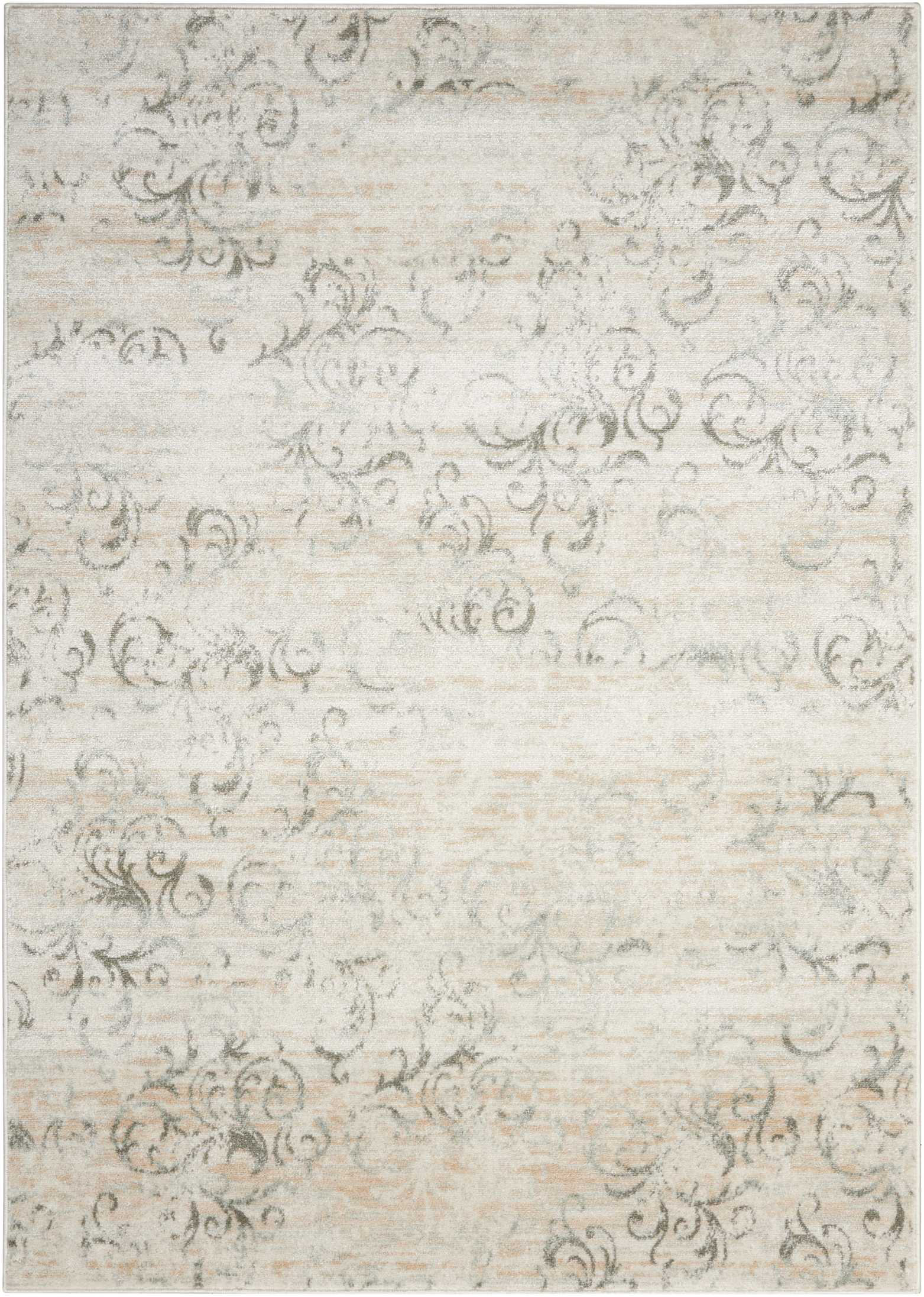 Williston Forge Alana Vintage Farmhouse White Area Rug | Wayfair