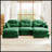 Modular Sectional U Shaped Couch With Ottoman