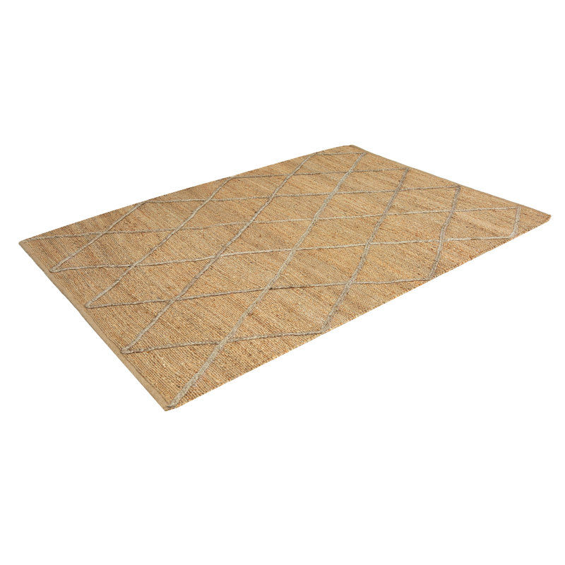 Tapis en fibre naturelle Tiffiny Castilloux JUT150A, Rectangle 6 pi x 9 pi