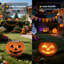 Lanternes solaires d'Halloween citrouille