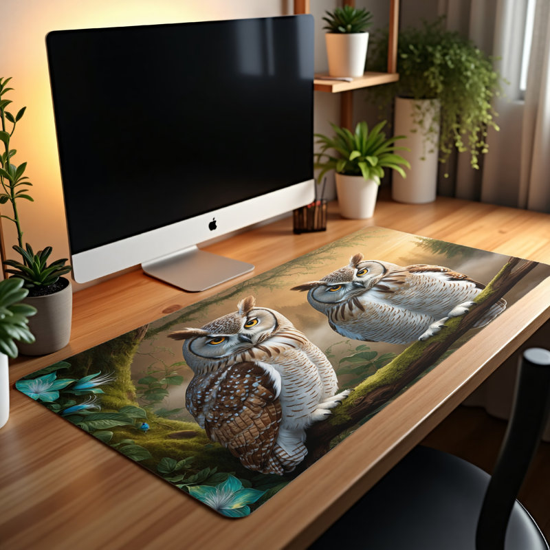 Polyester Desk Pad, 14.4x12.1