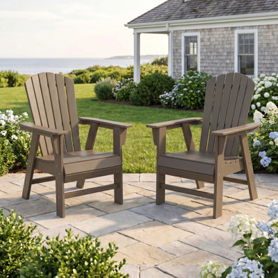 Seashell Upright Adirondack Chair (Set Of 2)
