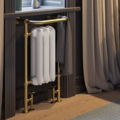 Cast Iron Towel Rail, PLAIN TOWEL RAIL 900x490